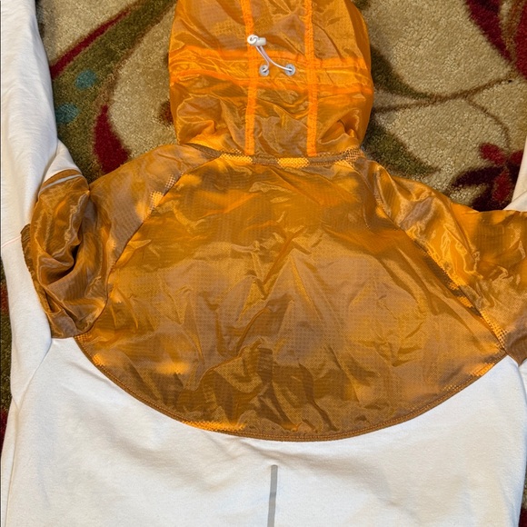 Nike Women's Orange/White Lightweight Windbreaker - Picture 9 of 11
